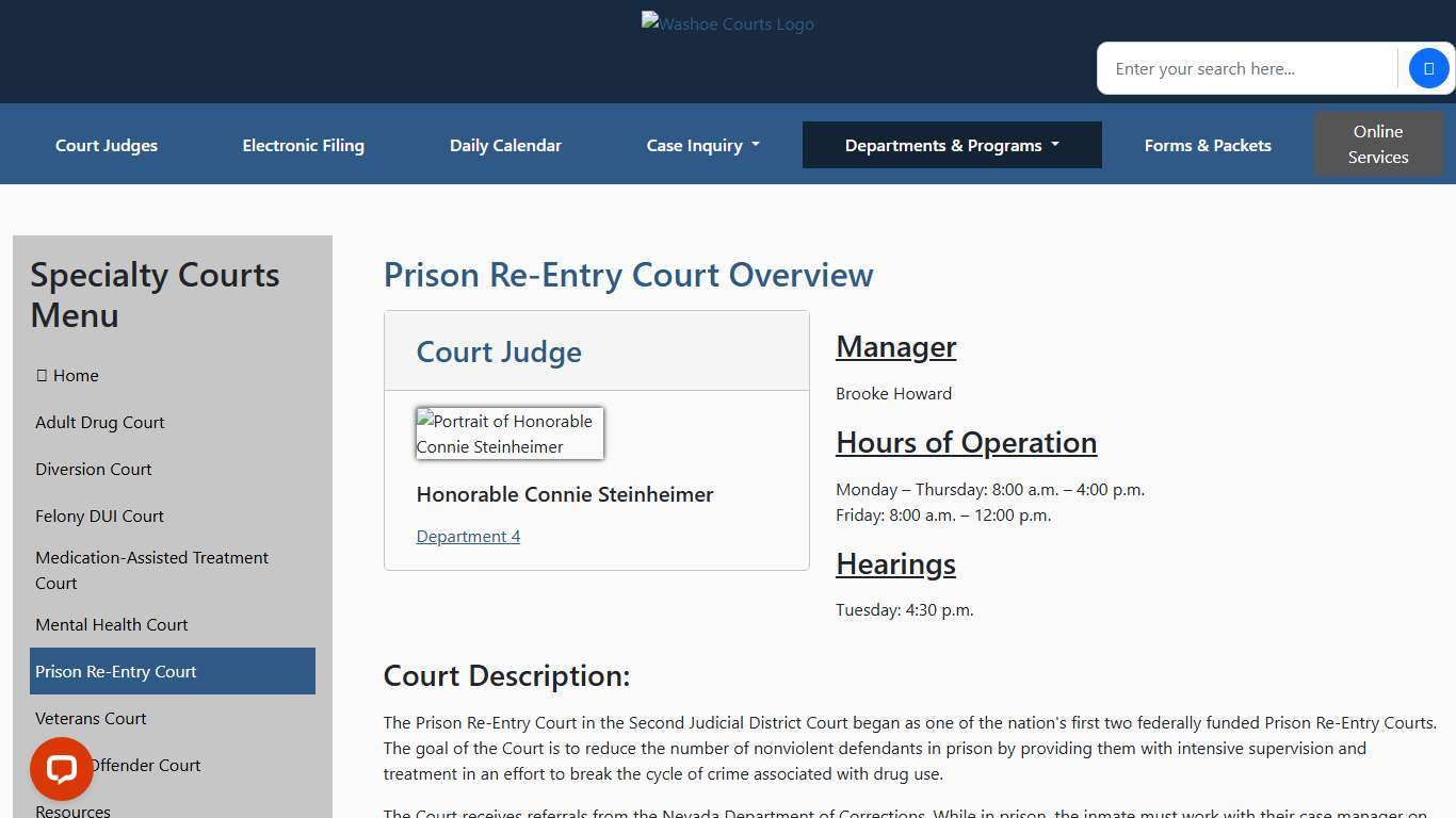 Specialty Courts - Washoecourts